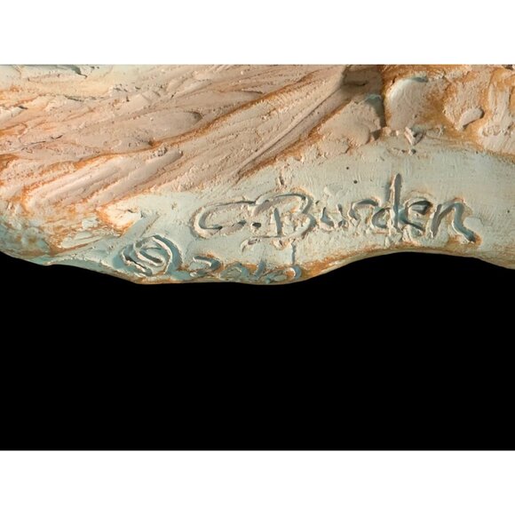 Burden Studio Women of the Way REST hand cast Hydrostone Artist Signed Numbered - Picture 4 of 6